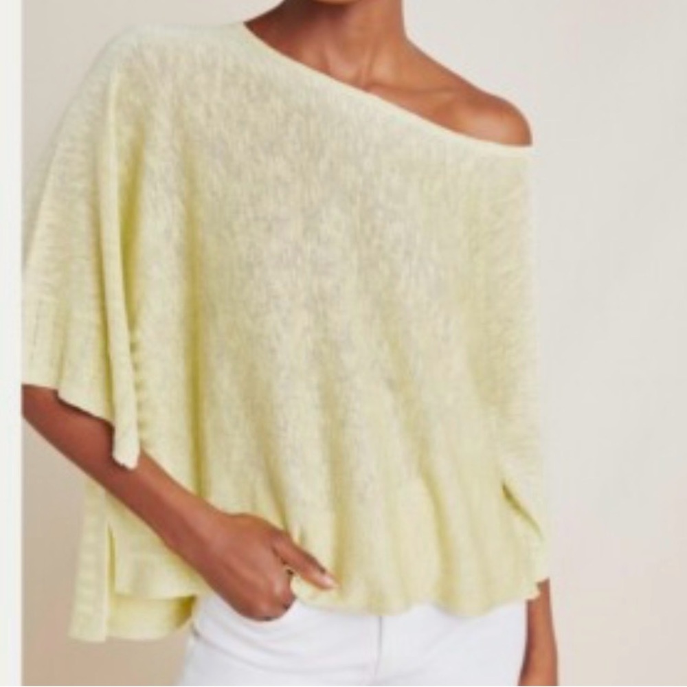 Anthropologie Alicia Shimmer Light green Chartreuse Size Medium NWT